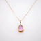 Pendentif Pendentif en or rose 18 carats avec saphir rose et diamants 58 Facettes 351137