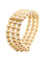 Bracelet Bracelet vintage en perles avec barrettes en or jaune 18 carats 58 Facettes