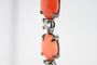 Boucles d'oreilles Boucles d'oreilles en or noir 18 carats, corail et diamants 58 Facettes