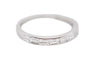 Bague 53 Bague de fiançailles en or blanc 18 carats et diamants 58 Facettes