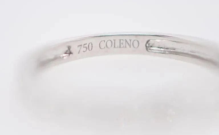 Bague 53 Bague de fiançailles en or blanc 18 carats et diamants 58 Facettes