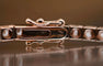 Bracelet Bracelet tennis en or rose 18 carats et diamants 58 Facettes