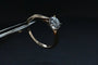 Bague 53 Solitaire - Bague en or rose 750 et diamant 1,20 ct 58 Facettes