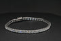 Bracelet Bracelet tennis en or blanc 18 carats et diamants 58 Facettes
