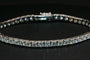Bracelet Bracelet tennis en or blanc 18 carats et diamants 58 Facettes