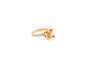 Bague 51 Bague en or 750 ornée d'une citrine 58 Facettes