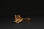 Bague 51 Bague en or 750 ornée d'une citrine 58 Facettes