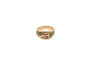 Bague 52 Bague en or jaune 750 sertie de rubis, saphir et émeraude 58 Facettes