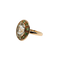 Bague 54 Bague en or rose 18 carats avec améthyste verte et tsavorites 58 Facettes