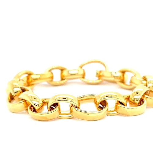 Bracelet Bracelet chaîne en or jaune 18 carats 58 Facettes