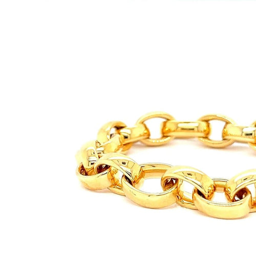 Bracelet Bracelet chaîne en or jaune 18 carats 58 Facettes