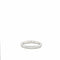 Bague 52 Bague demi-éternité en or blanc 18 carats et diamants 58 Facettes