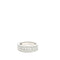 Bague 54 Bague en or blanc 18 carats sertie de diamants princesse et brillants 58 Facettes