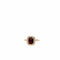 Bague 54 Bague en or rose 18 carats avec tourmaline et diamants 58 Facettes