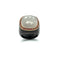 Bague 57.5 Bague vintage en or jaune 18 carats, quartz gris et rubis 58 Facettes 328182 /AX0T54Z