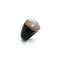 Bague 57.5 Bague vintage en or jaune 18 carats, quartz gris et rubis 58 Facettes 328182 /AX0T54Z