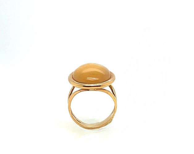 Bague 54 Bague en or jaune 18 carats avec citrine et quartz fumé 58 Facettes 328126/K0U8JH3