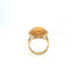 Bague 54 Bague en or jaune 18 carats avec citrine et quartz fumé 58 Facettes 328126/K0U8JH3