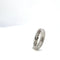 Bague 53.8 Alliance en or blanc 18 carats et diamants 58 Facettes