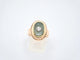 Bague 54.5 Bague ancienne en or 750, diamant et jade 58 Facettes