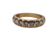 Bague 55 Bague demi-tour en or jaune 750 et diamants 58 Facettes