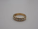 Bague 55 Bague demi-tour en or jaune 750 et diamants 58 Facettes