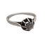 Bague 53 Bague en or blanc 750 avec diamant, taille 53 58 Facettes