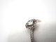 Bague 52 Bague en or blanc 750 sertie de diamants 58 Facettes