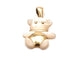 Pendentif Pendentif ourson en or jaune 18 carats et nacre 58 Facettes