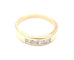 Bague 58 Bague en or jaune 14K avec diamants 58 Facettes