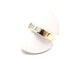 Bague 58 Bague en or jaune 14K avec diamants 58 Facettes