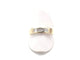 Bague 58 Bague en or jaune 14K avec diamants 58 Facettes