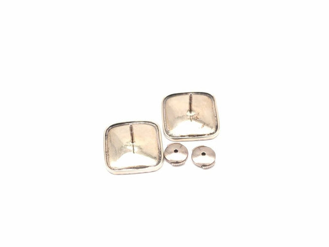 Boucles d'oreilles Boucles d’oreilles en or blanc 750 avec diamants 58 Facettes