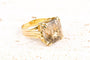 Bague 56 Bague en or jaune 18 carats au quartz fumé 19,20 ct 58 Facettes BG41700146-107