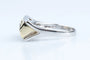 Bague 59 Bague diamants noirs 0,64 ct en or jaune et blanc 18K 58 Facettes BGDNCC1385-107