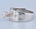 Bague 54 Bague diamants en or blanc 18 carats 58 Facettes