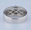 Bague 54 Bague diamants en or blanc 18 carats 58 Facettes