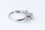 Bague 54 Bague diamant en or blanc 18 carats 58 Facettes 111.17357-12