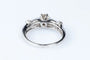 Bague 54 Bague diamant en or blanc 18 carats 58 Facettes 111.17357-12