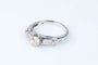 Bague 54 Bague diamant en or blanc 18 carats 58 Facettes 111.17357-12