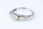 Bague 54 Bague diamant en or blanc 18 carats 58 Facettes 111.17357-12