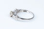 Bague 54 Bague diamant en or blanc 18 carats 58 Facettes 111.17357-12