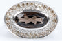 Bague 56 Bague en or 18 carats, quartz fumé et diamants 58 Facettes 111-184737-36