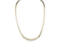 Collier Collier en or jaune 18 ct serti de diamants 58 Facettes CLDCC950