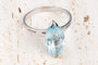 Bague 63 Bague marquise en or blanc 18 carats avec aigue-marine 6,43 ct 58 Facettes BGTOPOC402-107