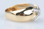 Bague 53 Bague croisée en or jaune 18 carats avec diamants 0,88 ct 58 Facettes BGDIAMCH-107
