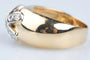 Bague 53 Bague croisée en or jaune 18 carats avec diamants 0,88 ct 58 Facettes BGDIAMCH-107
