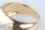 Bague 53 Bague croisée en or jaune 18 carats avec diamants 0,88 ct 58 Facettes BGDIAMCH-107