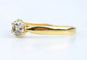 Bague 61 Bague solitaire diamant en or jaune 18 carats 58 Facettes BG-31200192-107