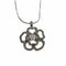 Pendentif Rayser - Pendentif en or 18 carats rhodié ruthénium et diamants bruns 58 Facettes COVMAM01